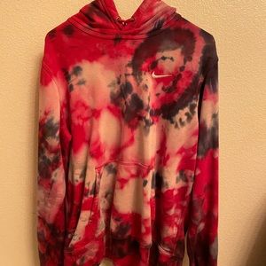 Nike tie die medium hoodie